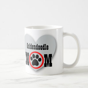 Mug Cadeau HY4 d'empreinte de patte d'amoureux des