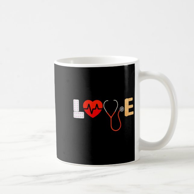 Mug Cadeau idée graphique de nouveauté drôle infirmièr (Droite)