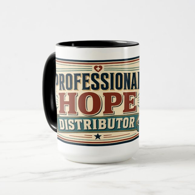 Mug Cadeau Inspirant pour Infirmière – Citation d' (Devant gauche)