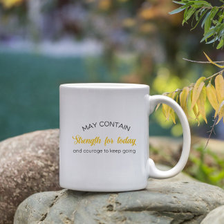 Mug Cadeau Inspirationnel Peut Contenir La Force Pour