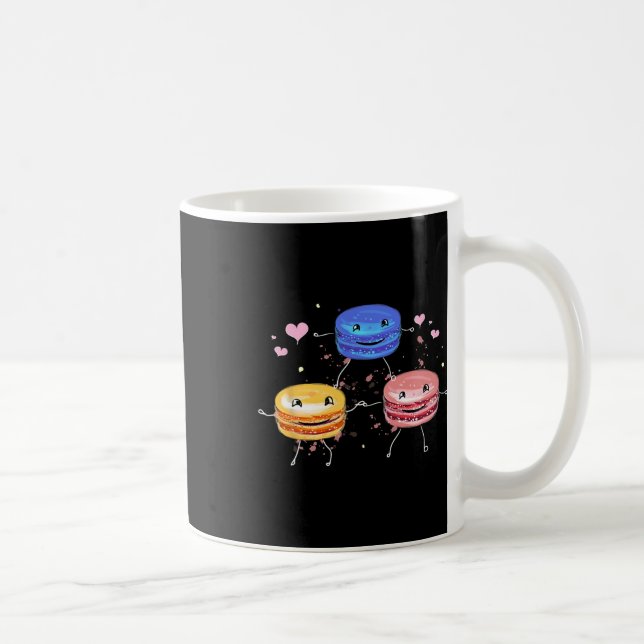 Mug Cadeau Macaroon de Cheerleading Mignon Délicieux (Droite)