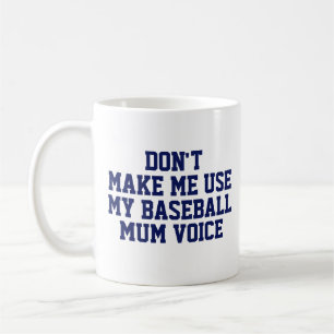 Mug cadeau maman de baseball   Drôle Citation Slog