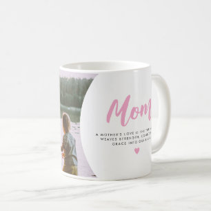 Mug Cadeau Maman Photo Personnalisée Citation Maman