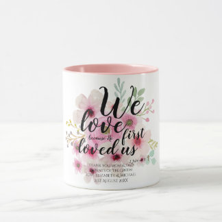 Mug Cadeau mariage 4 Parents Mariée Groom Catholique V