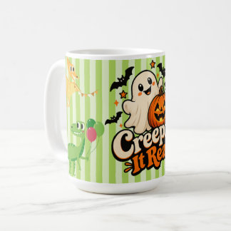 Mug Cadeau mignon d'Halloween « Creepin’ It Real » pou