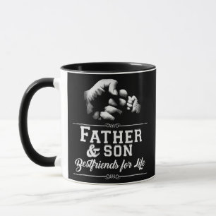 Mug Cadeau mignon Père Fils Amis Poing Bump Papa Père