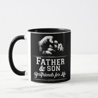 Mug Cadeau mignon Père Fils Amis Poing Bump Papa Père