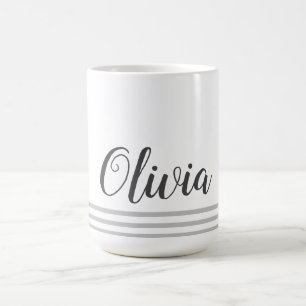 Mug Cadeau Mignon Personnalisé avec Nom en Écriture Ma
