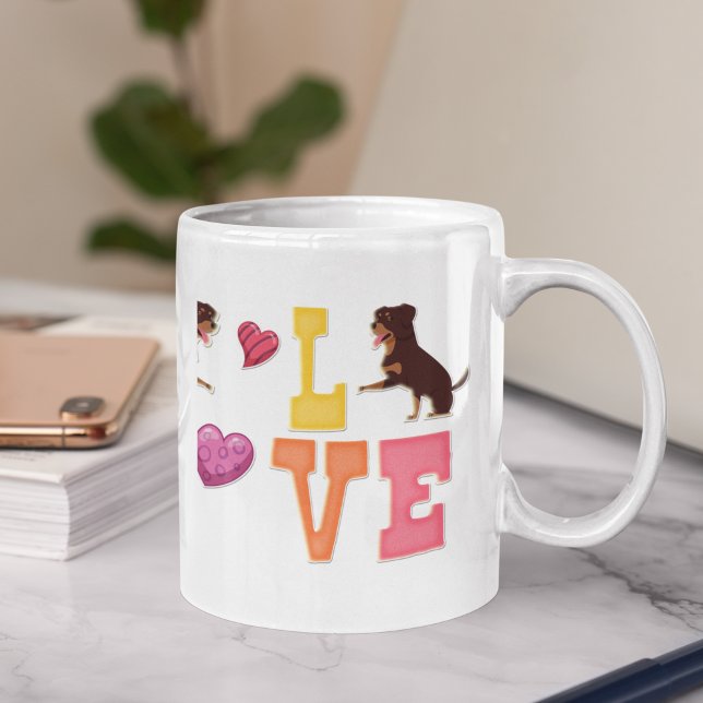 Mug Cadeau mignon pour la Saint-Valentin aux amateurs  (Créateur téléchargé)