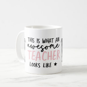 Mug Cadeau moderne de rose de typographie de