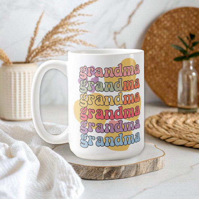 Mug Cadeau moderne mignonne grand-mère amour (Créateur téléchargé)