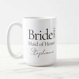 Mug Cadeau moderne Persoanlisé de la tribu Mariée de l