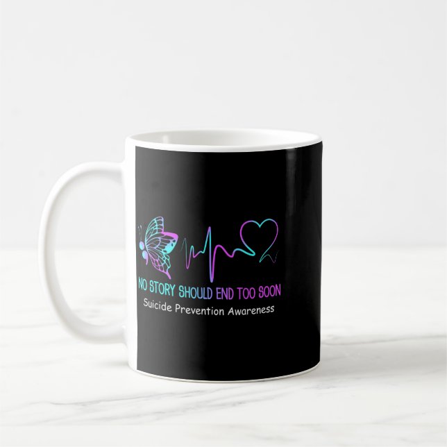 Mug Cadeau Mois de la sensibilisation à la prévention  (Gauche)