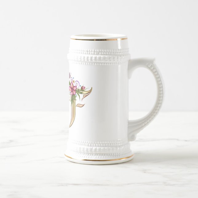 Mug cadeau Monogram F (Droite)