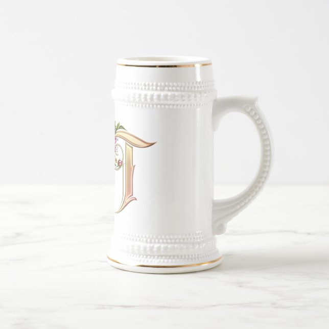 Mug cadeau Monogram T (Droite)