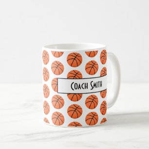 Mug Cadeau Motif de basket-ball personnalisé