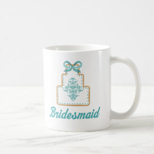 Mug Cadeau nuptiale de biscuit de gâteau de mariage de