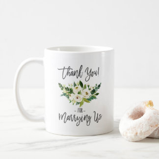 Mug Cadeau Officiel Mariage - Merci Pour Nous Enseigne