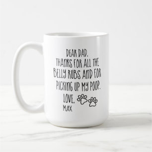 Mug Cadeau Papa Chien, Fête des Pères, Papa Chien, Per