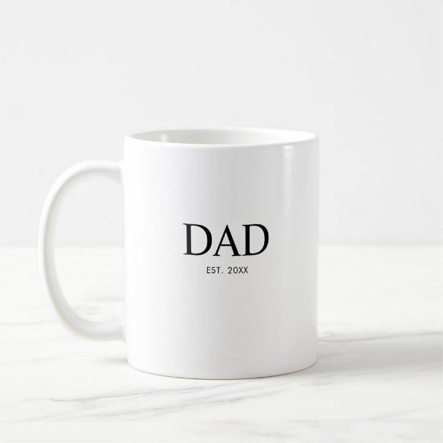 Mug Cadeau Papa Nouvellement Établie (Gauche)
