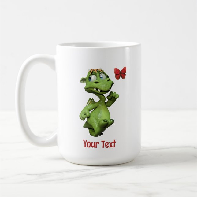 Mug Cadeau Papillon Monstre Mignon (Gauche)