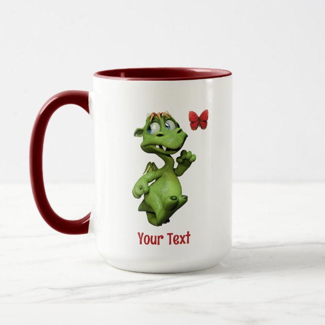 Mug Cadeau Papillon Monstre Mignon (Gauche)