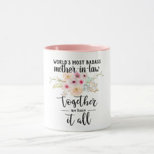 Mug Cadeau personnalisable pour la belle-mère la plus