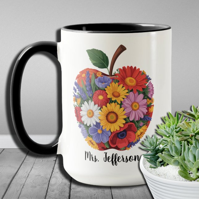 Mug Cadeau personnalisé Appréciation de l'enseignant N (Créateur téléchargé)