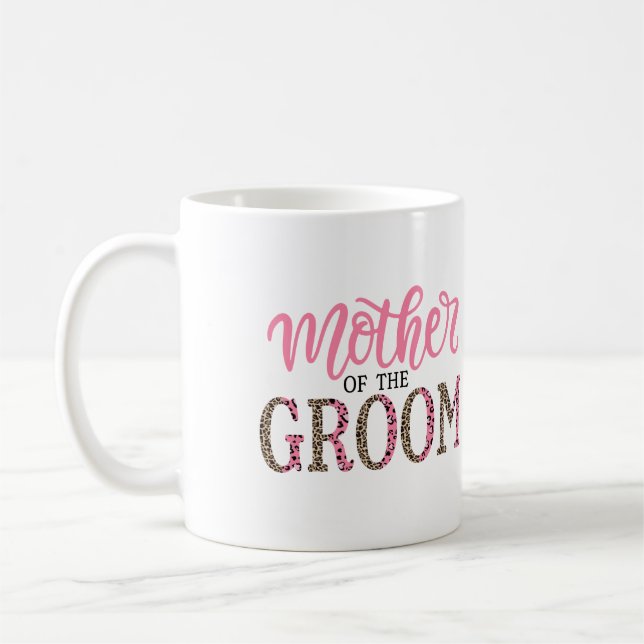 Mug Cadeau personnalisé avec impression léopard pour l (Gauche)