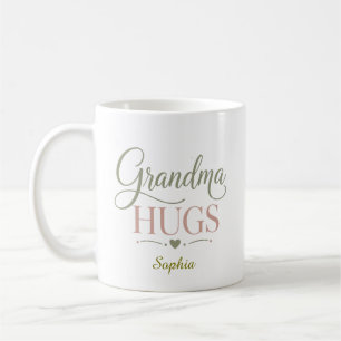 Mug Cadeau personnalisé avec le nom Mamie Câlins