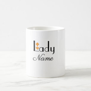Mug Cadeau personnalisé avec nom LADY
