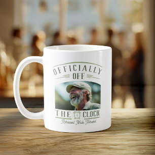 Mug Cadeau personnalisé de fête de retraite Photo de r