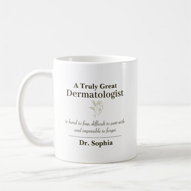 Mug Cadeau personnalisé de grande appréciation pour de (Gauche)