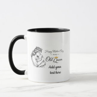 Mug Cadeau personnalisé de la fête des mères Ma Vieill
