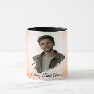 Mug Cadeau personnalisé de la Saint-Valentin aquarelle