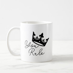 Mug Cadeau personnalisé de la Saint-Valentin Couronne