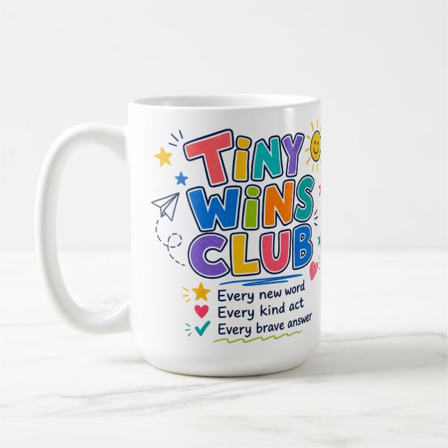 Mug Cadeau personnalisé de motivation pour enseignant  (Gauche)