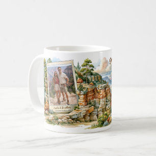 Mug Cadeau personnalisé de photo de voyage et nom du G