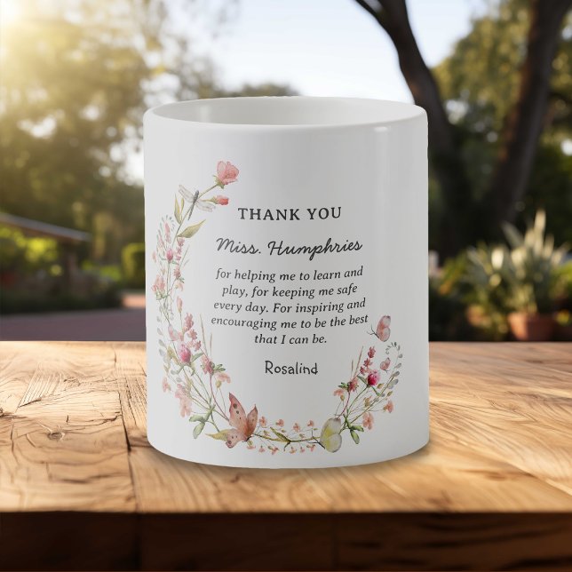 Mug Cadeau personnalisé de reconnaissance pour enseign (Créateur téléchargé)