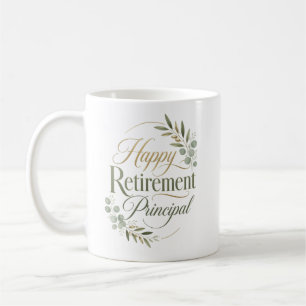 Mug Cadeau personnalisé de retraite heureuse pour dire
