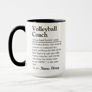 Mug Cadeau personnalisé Définition d'un entraîneur de