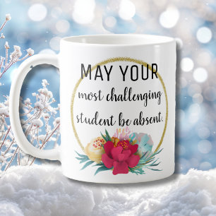 Mug Cadeau personnalisé d'enseignant drôle