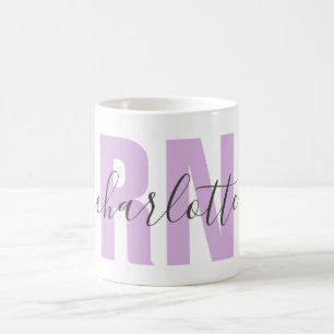 Mug Cadeau personnalisé d'infirmière autorisée inscrit