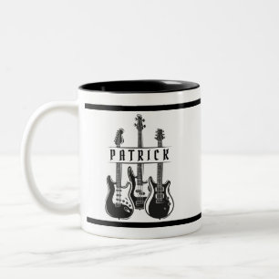Mug Cadeau Personnalisé Du Joueur De Guitare Pour 