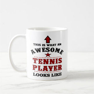 Mug Cadeau personnalisé du joueur de tennis