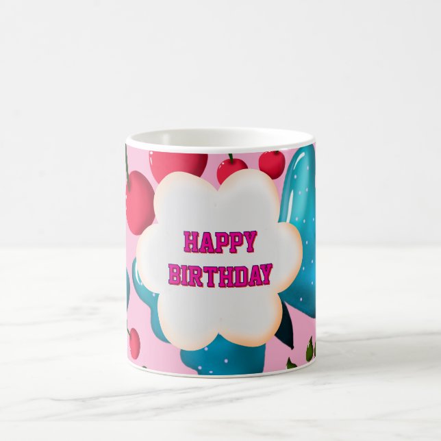 Mug Cadeau personnalisé et sur mesure de papillon en c (Centre)