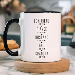 Mug Cadeau personnalisé grand-père jalons