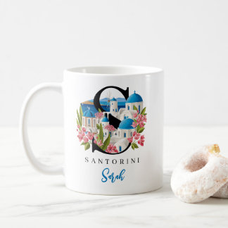 Mug Cadeau Personnalisé Lettre S Monogramme de Santori