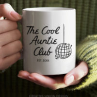 Cadeau personnalisé main dessinée Cool Tante Soeur