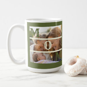 Mug Cadeau personnalisé minimaliste vert sauge pour ma